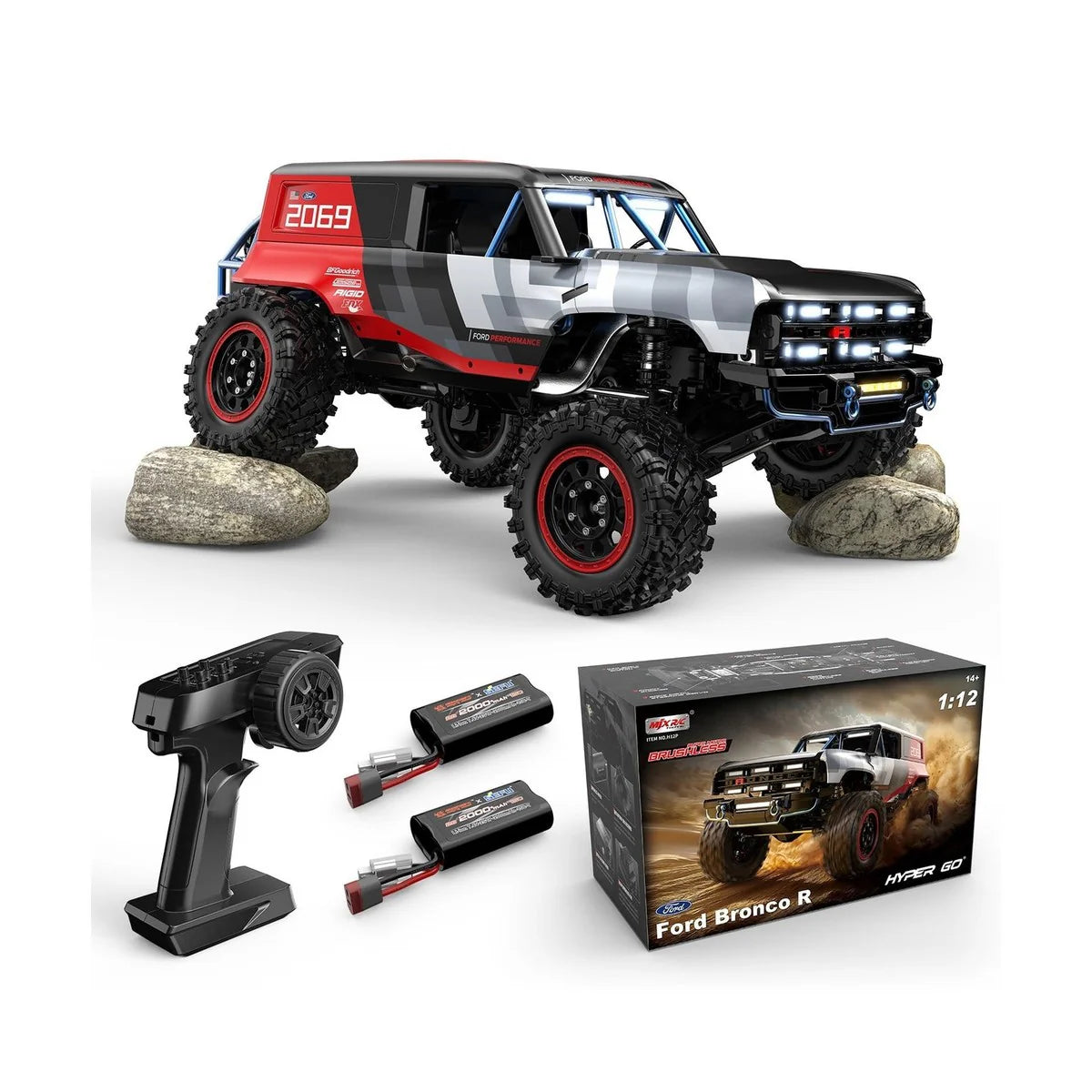 Ford Bronco RC Rock Crawler 4WD MJX