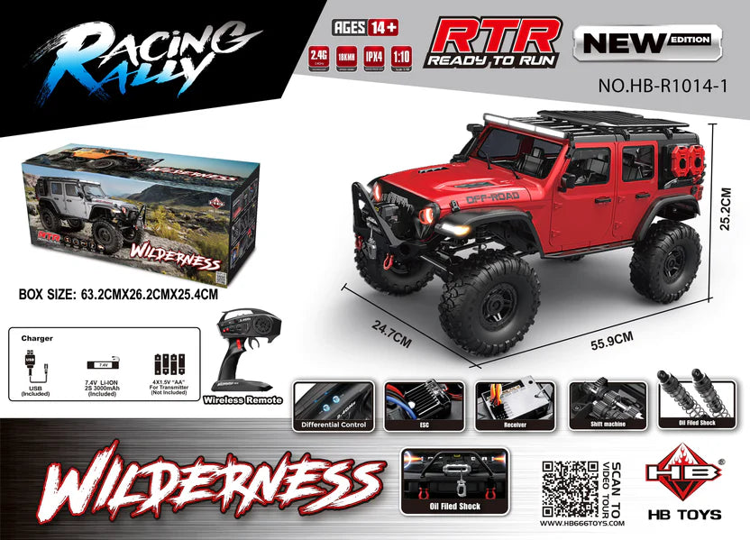 HB R1014 1/10 RC rock crawler with differential lock India