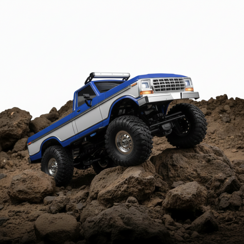 HB R1610 1:16 Ford F150 4WD Blue RC Crawler