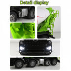 Huina 1537 proportional control RC truck side view