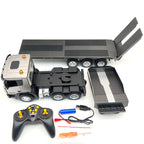 Huina 1318 1:24 RC flatbed trailer front view