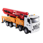 Huina 1381 1:18 Concrete Pump Truck Yellow