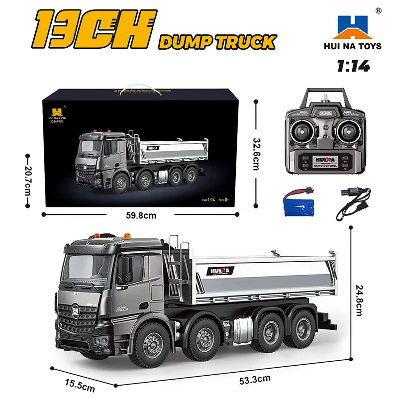 RC dump truck self unloading function demonstration
