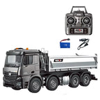 Huina 1536PRO 1:14 RC dump truck alloy body front view