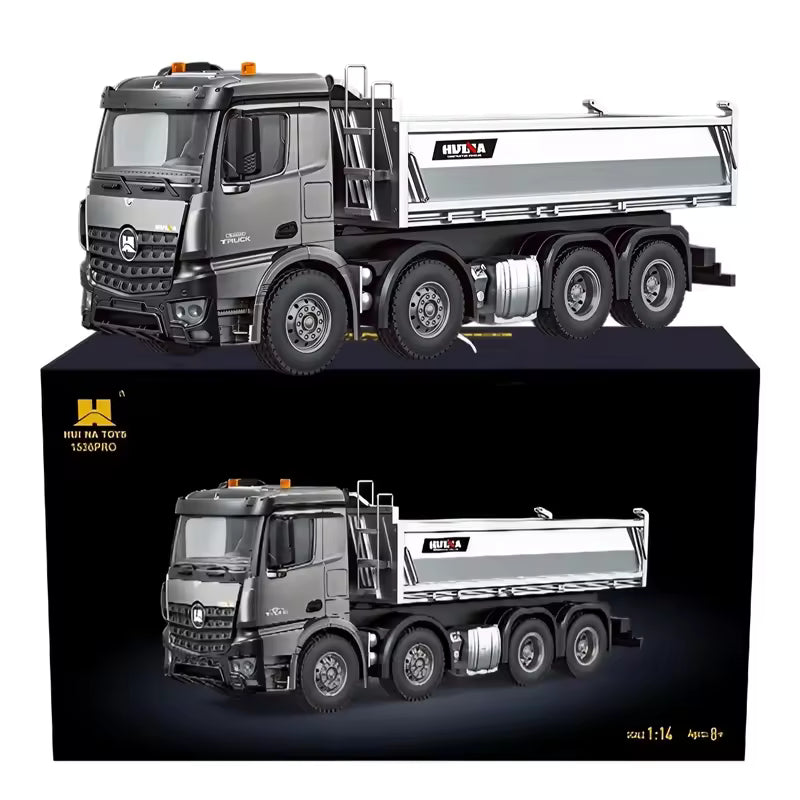 Heavy duty RC dump truck realistic construction design