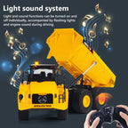 Huina 1553 dump truck outdoor use