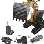 Huina 1580 V5 with rotating timber grab attachment
