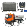 RC dump truck full package contents box