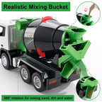9CH RC construction mixer truck side angle