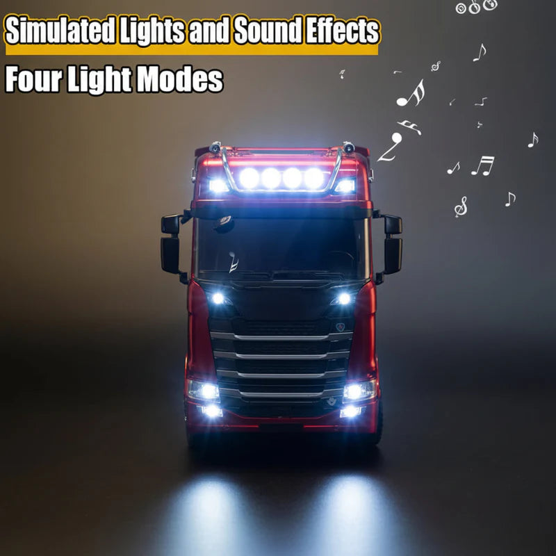 Huina 1501A detailed cabin and LED lights