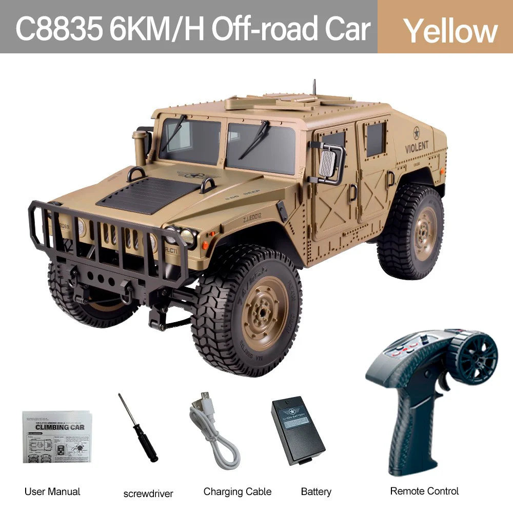 JJRC C8835 4WD military RC jeep off-road