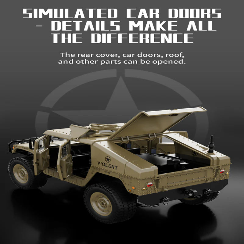 JJRC C8835 realistic interior details