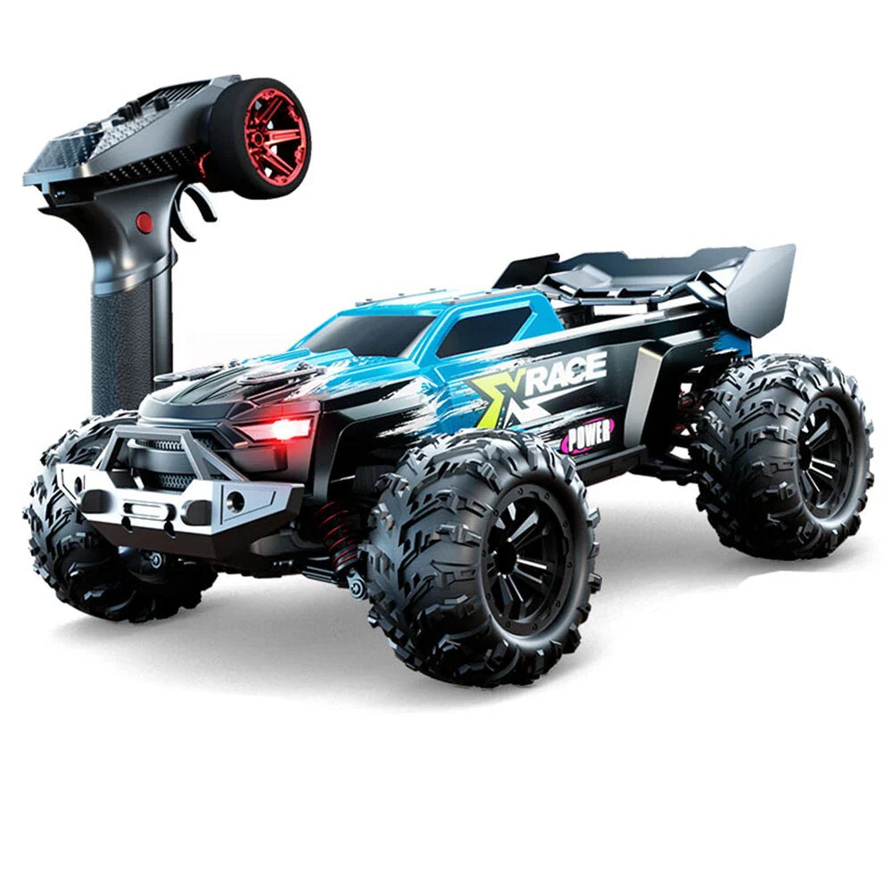 JJRC C8839 1/14 4WD High-Speed Off-Road RC Truck | 25KM/H All-Terrain RC Car with Multi-Mode LED Lights Blue