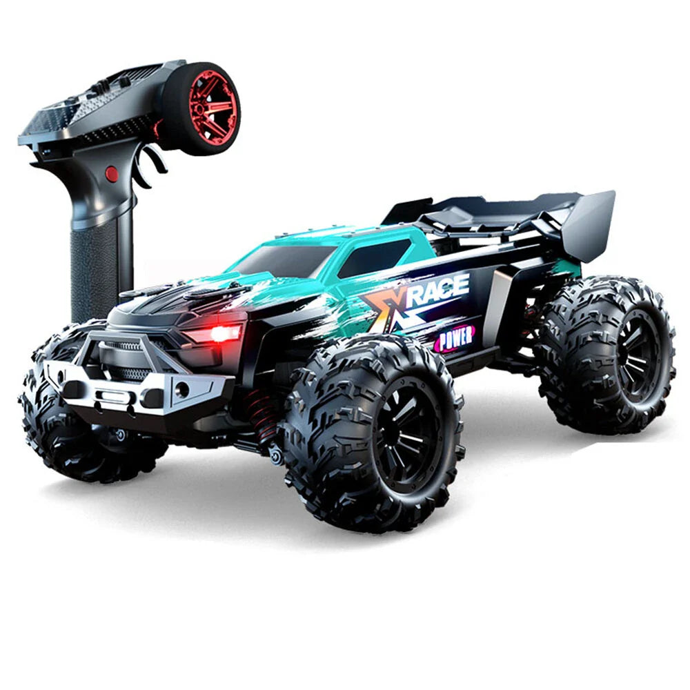 JJRC C8839 1/14 4WD High-Speed Off-Road RC Truck | 25KM/H All-Terrain RC Car with Multi-Mode LED Lights Sky blue