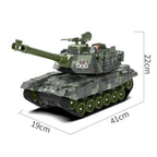 JJRC Q131 Military Tank with Water Bomb Size