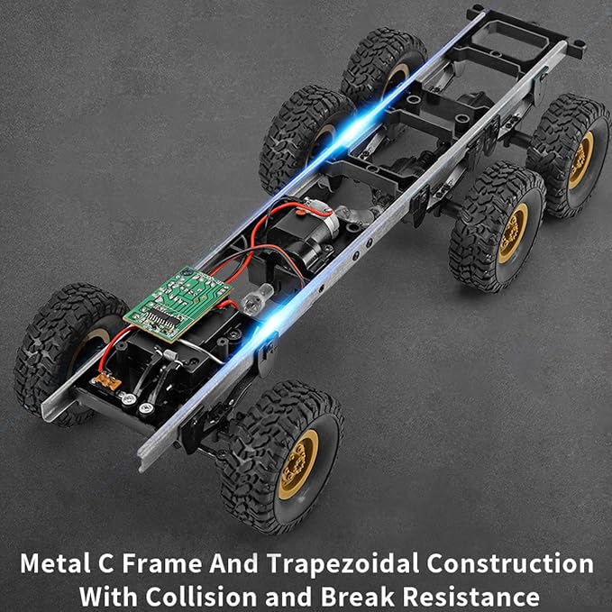 JJRC Q75 off-road RC truck climbing terrain