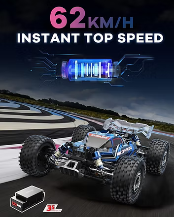 MJX 16207 RC car high speed buggy front view