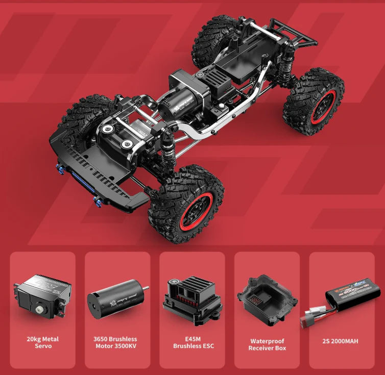 MJX H12P Side View RC Crawler