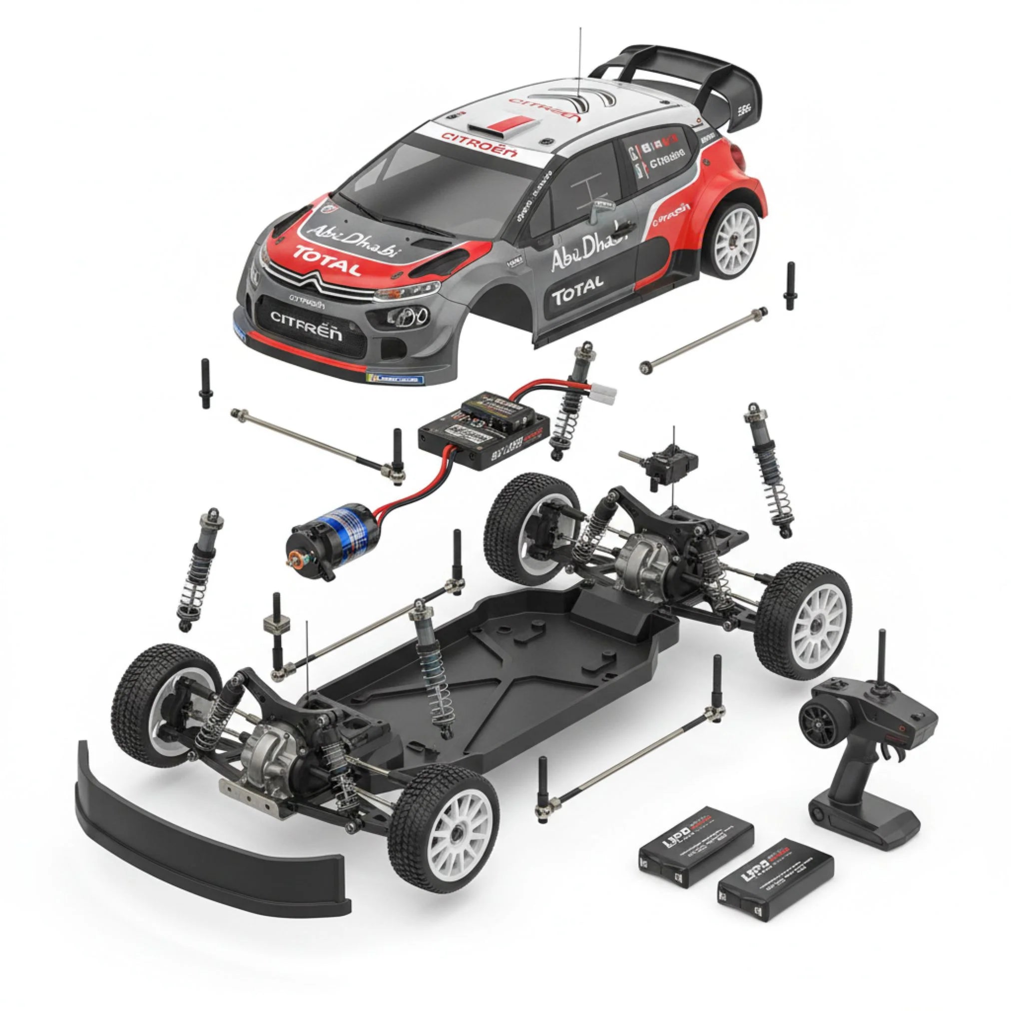 MJX Hyper Go 7303DC 1:7 Citroen C3 WRC Rally Car 60km/h