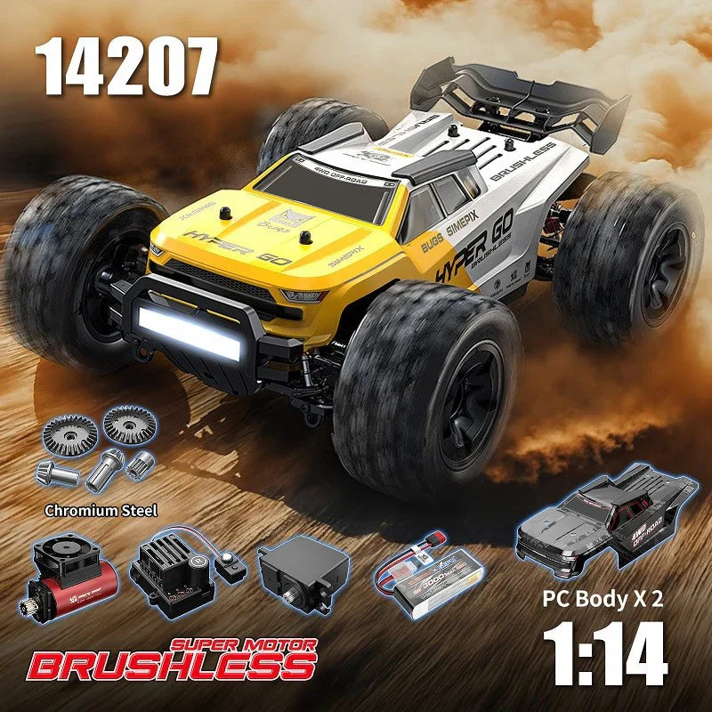 MJX Hyper Go 14207 1:14 Brushless 4WD Offroad RC truck-53km/h