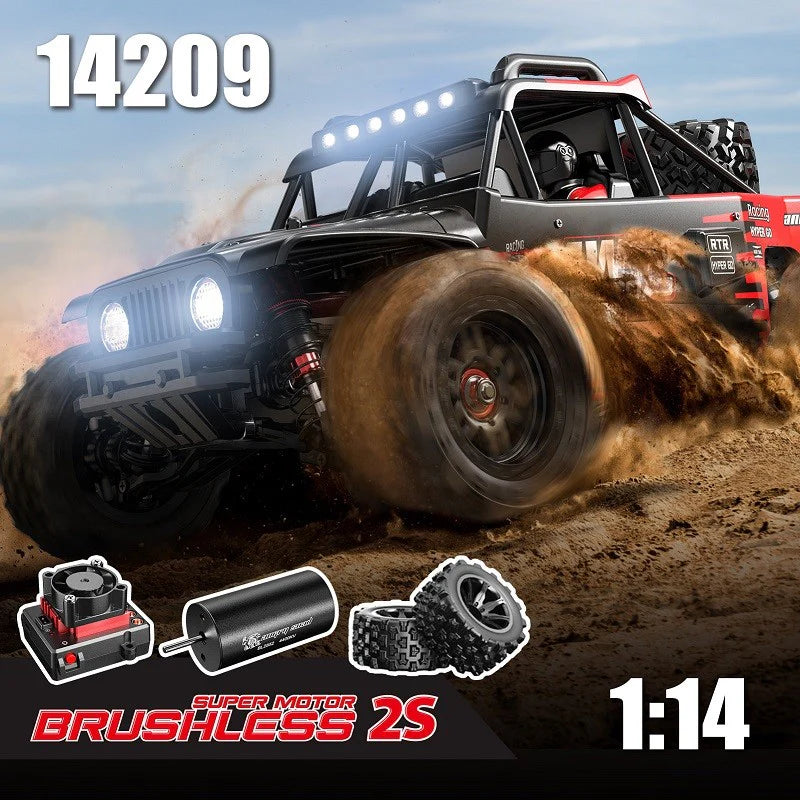 MJX Hyper Go 14209 1:14 Off-road 4WD Brushless RC Desert truck 60km/h