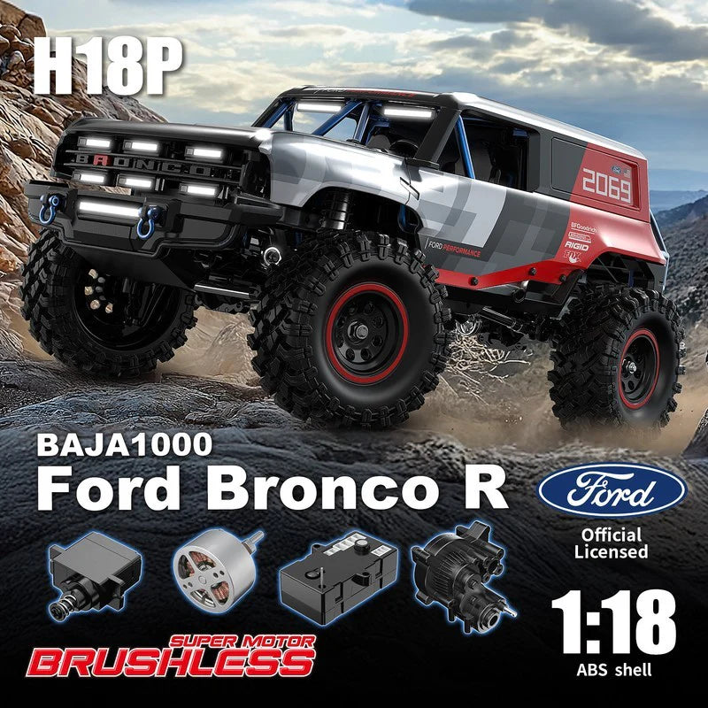 MJX Hyper Go H18P Ford Branco R BAJA1000