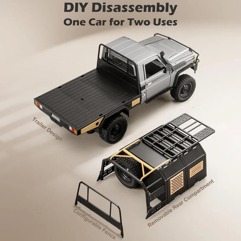 MN82S RC crawler rear angle