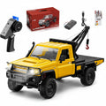 MN82T RC pickup truck front view with crane