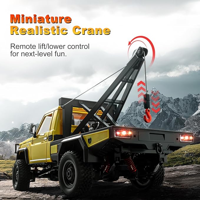MN Model MN82T 4WD off road RC crawler side view