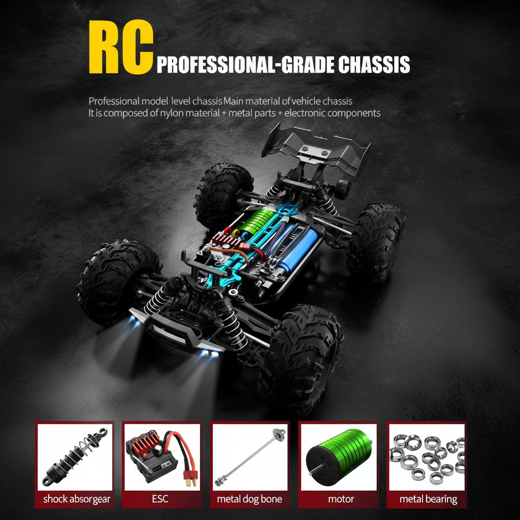 SCY 16102 PRO 1:16 Brushless RC Monster Truck 70KM/H