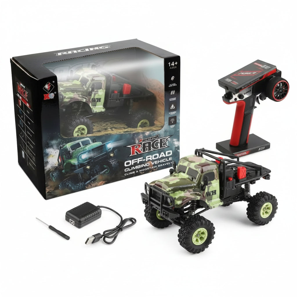 WLTOYS 184021 1/18 RC off road climbing car 4WD with LED lights India