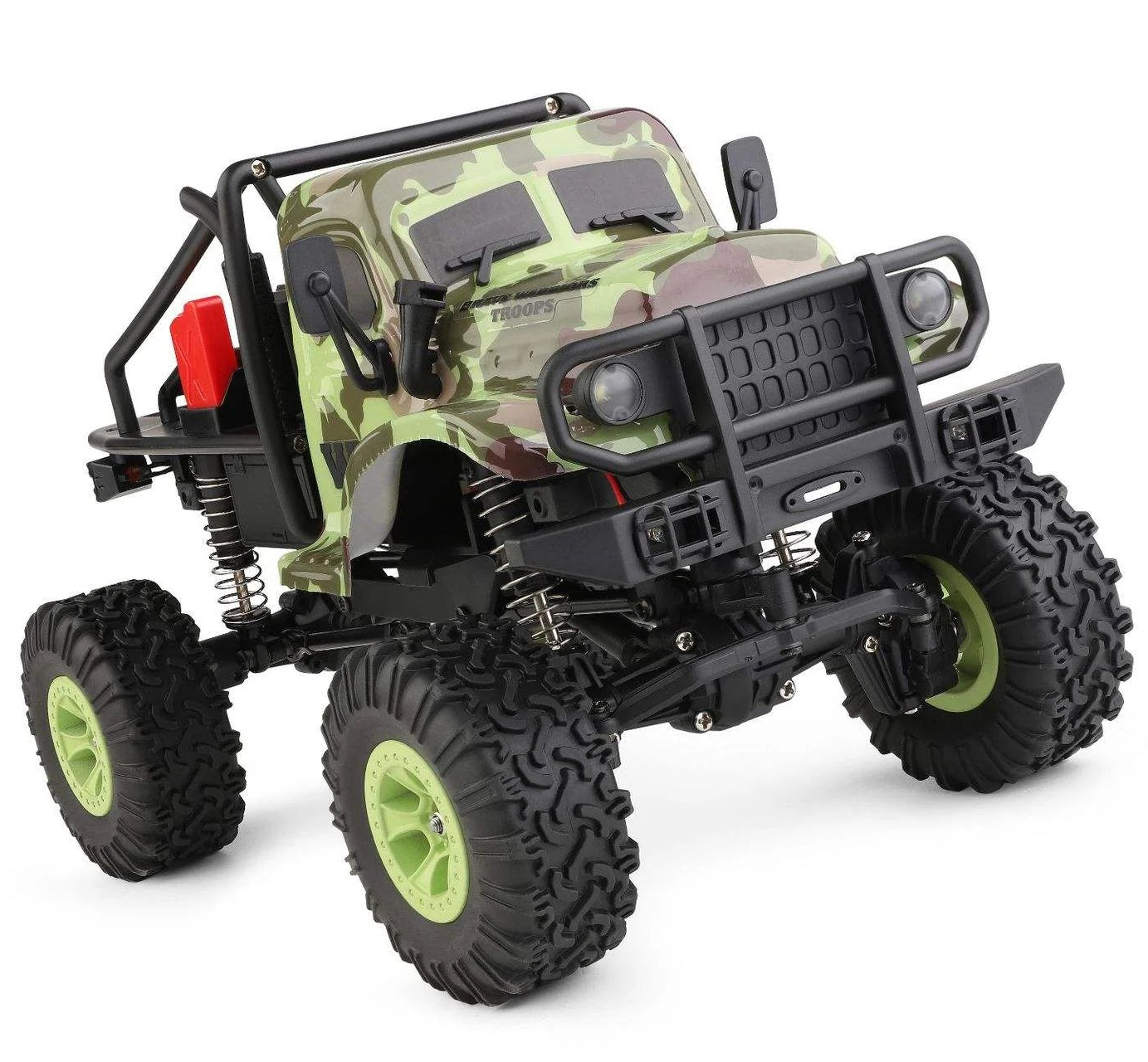 WLTOYS 184021 1/18 scale RC car side profile outdoor terrain