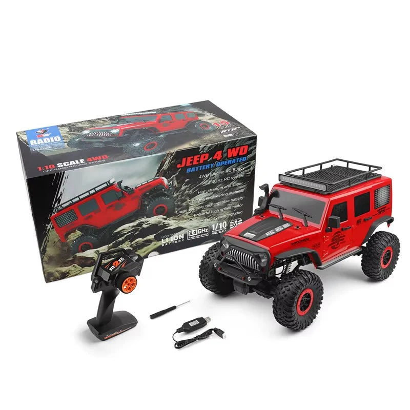 WLtoys 104311 1/10 4WD Jeep Wrangler RC Rock Crawler | All-Terrain Remote Control Trail Truck