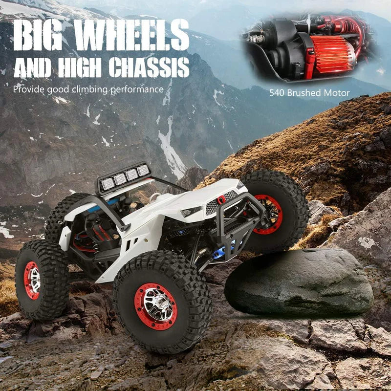WLtoys 12429 alloy chassis RC crawler side view