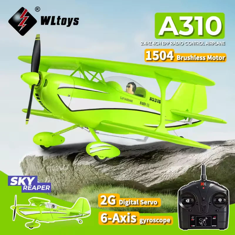 WLtoys A310 4CH RC airplane side profile
