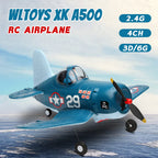 WLtoys A500 6CH RC airplane in flight