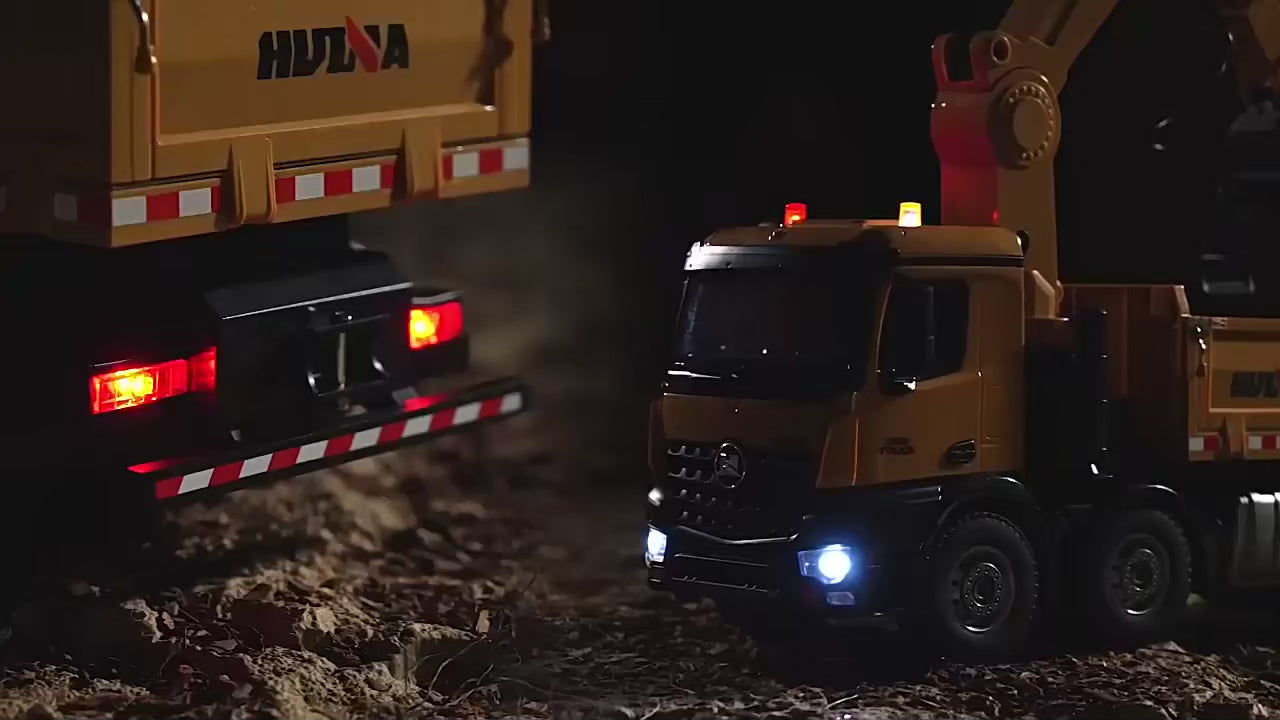 Huina 1536PRO sound effects feature video