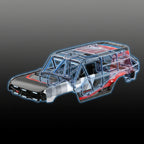 suspension and tire close up crawler